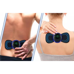 MINI MASSAGE - MINI MASAJEADOR RECARGABLE DE PULSO ELECTRICO, PARA CUELLO Y ESPALDA